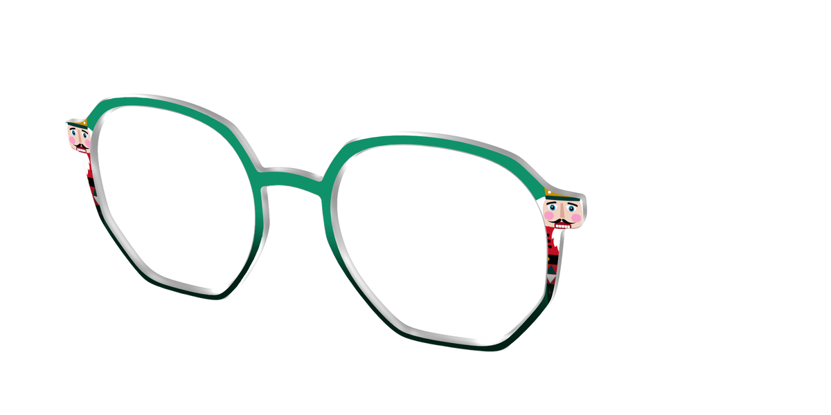 The Novel Nutcrackers - Angle Top Image - Pair Eyewear