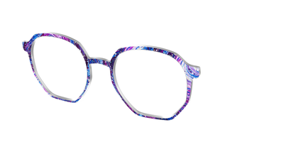 The Orchid Kaleidoscope - Angle Top Thumbnail - Pair Eyewear