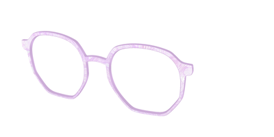 The Pale Iris Pearl Marble - Angle Top Thumbnail - Pair Eyewear