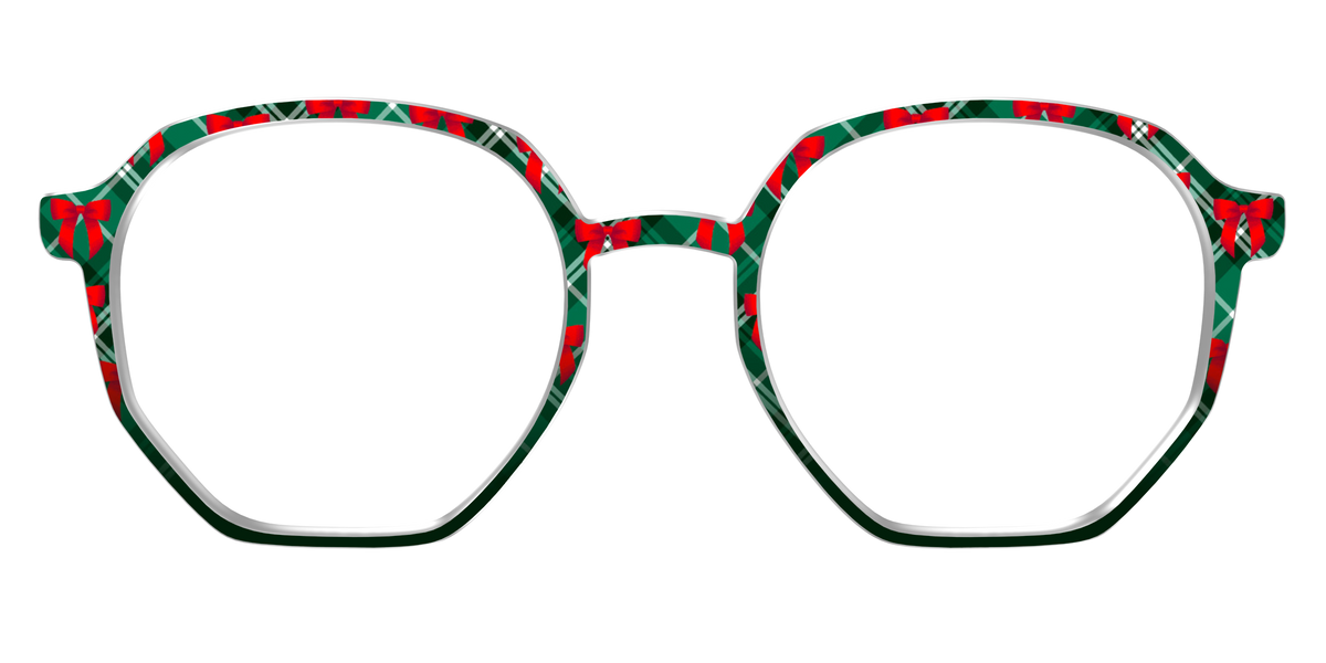 The Ribbon-Clad Plaid - Front Top Image - Pair Eyewear