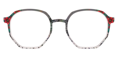 The Romantic Poinsettia Holographic Crystal - Front Top Thumbnail - Pair Eyewear