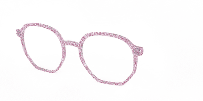 The Rose Gold Sparkle - Angle Top Thumbnail - Pair Eyewear