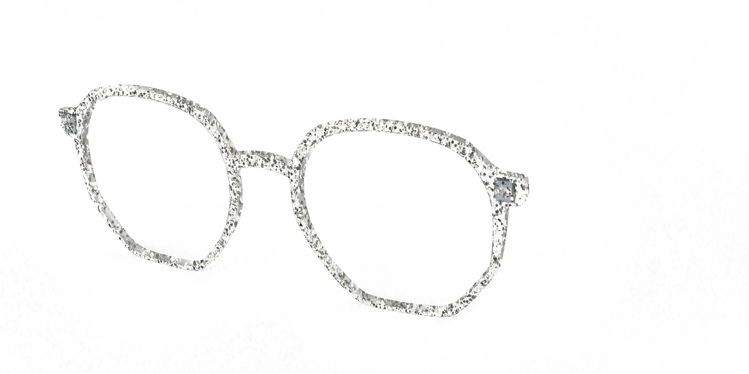 The Silver Sparkle - Angle Top Image - Pair Eyewear