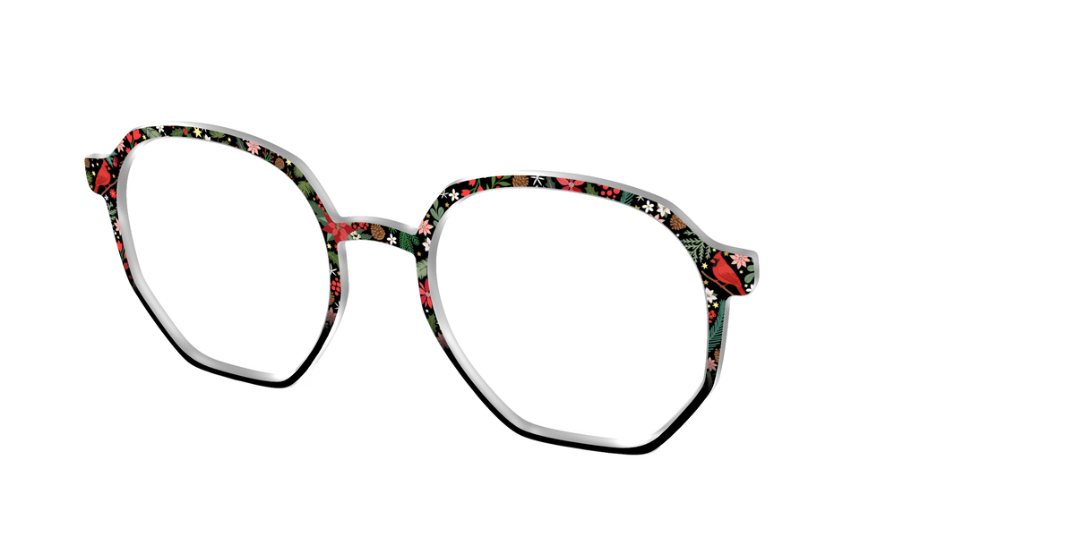 The Winter Wonderland Floral - Angle Top Image - Pair Eyewear