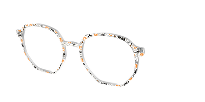 Zero Crystal with Glitter - Angle Top Thumbnail - Pair Eyewear