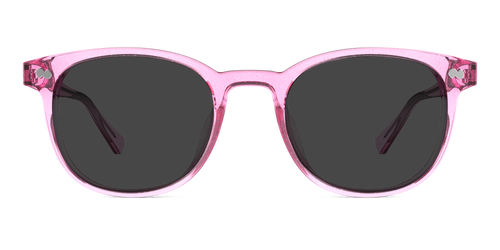The Reese - Pink Glitter Clear Sun - Pair Eyewear