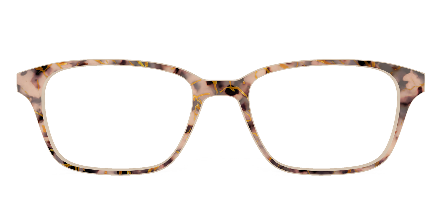 The Almond Tortoise with Gold Streaks - Front Top Image - Pair Eyewear