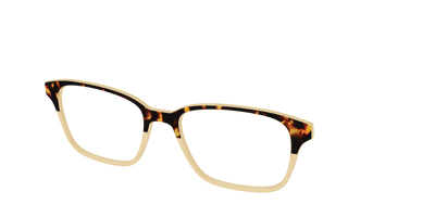 The Amber Tortoise Crystal Split - Angle Top Thumbnail - Pair Eyewear