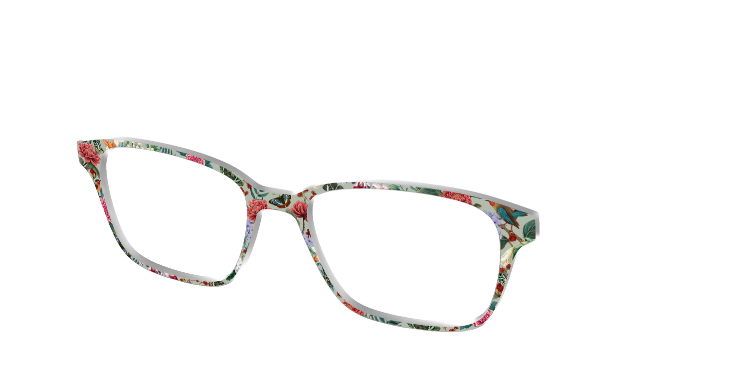 The Antique Floral - Angle Top Image - Pair Eyewear