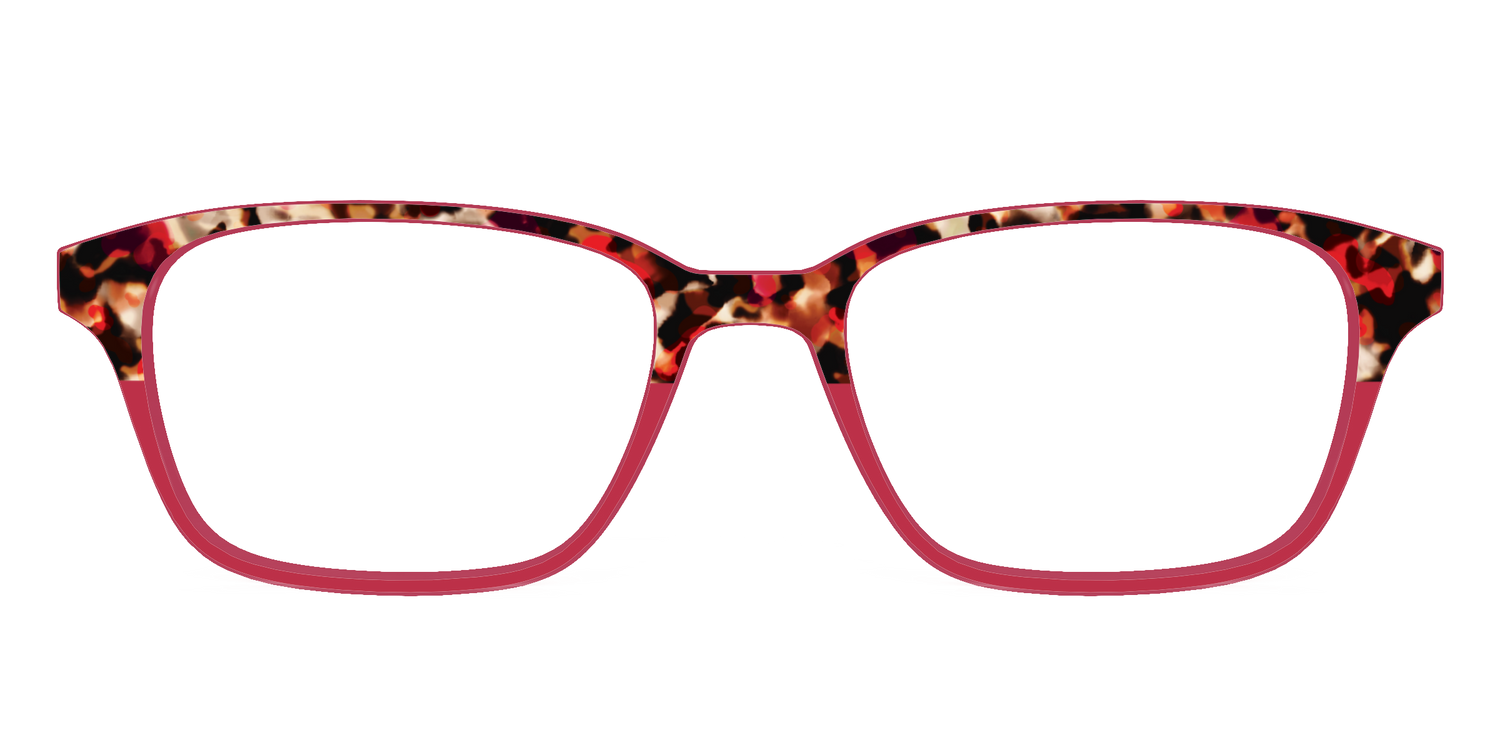 The Auburn Tortoise Crystal Split - Front Top Image - Pair Eyewear