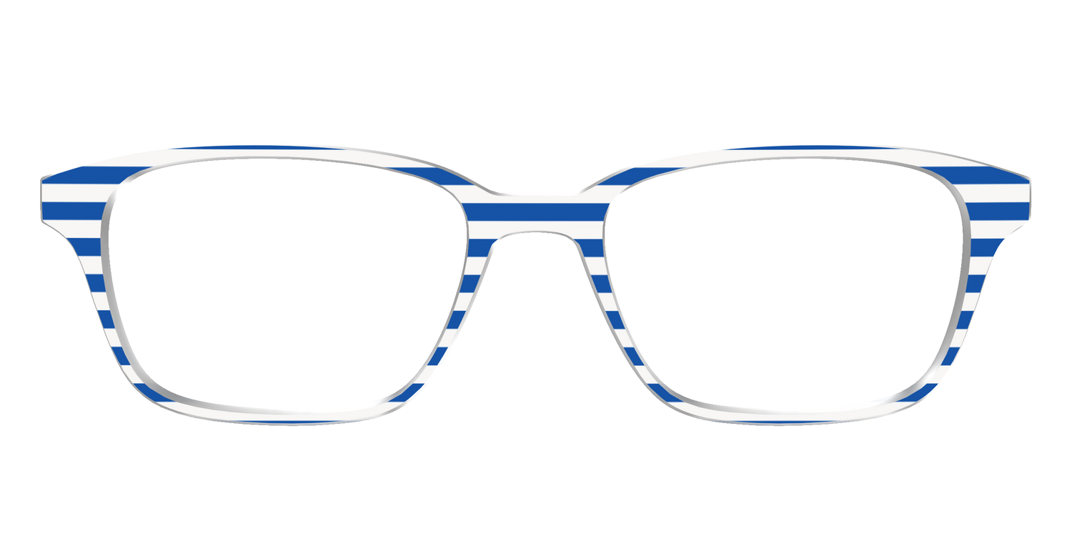 The Beach Umbrella Stripes - Front Top Image - Pair Eyewear