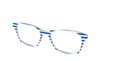 The Beach Umbrella Stripes - Angle Top Thumbnail - Pair Eyewear