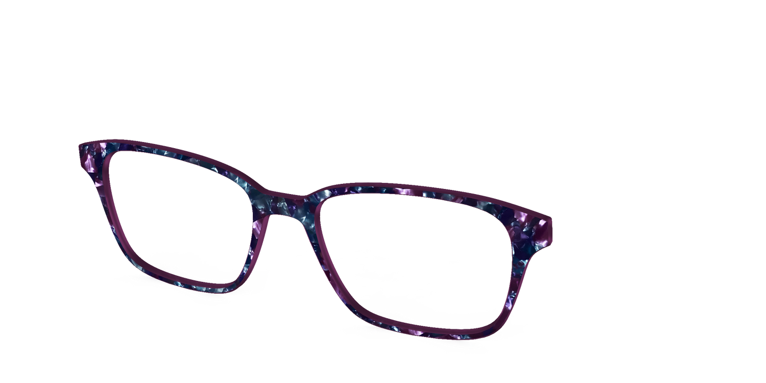 The Black Opal Pearl Tortoise - Angle Top Image - Pair Eyewear