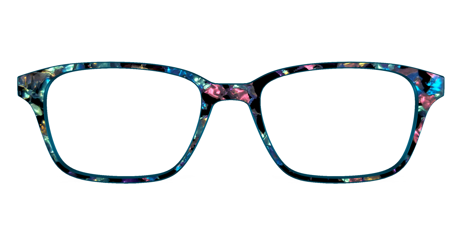 The Black Prismatic Pearl Tortoise - Front Top Image - Pair Eyewear