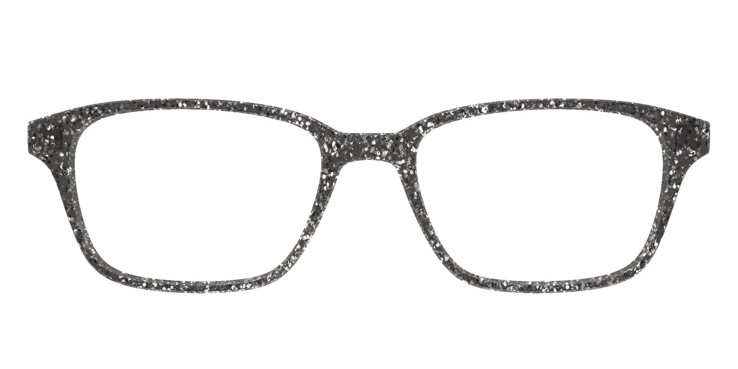 The Black Sparkle - Front Top Image - Pair Eyewear