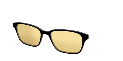 The Black With Citrine Yellow Lens - Angle Top Thumbnail - Pair Eyewear