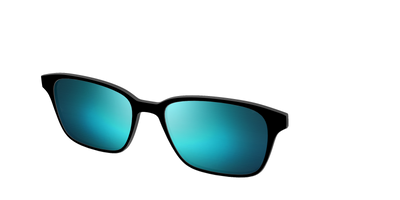 The Polarized Blue Reflective Sun Top - Angle Top Thumbnail - Pair Eyewear