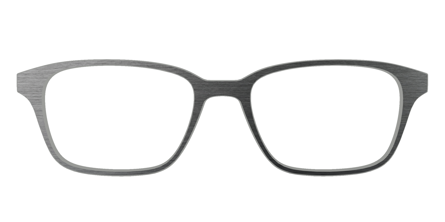 The Brushed Nickel - Front Top Image - Pair Eyewear
