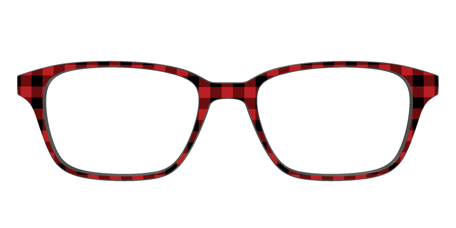 The Buffalo Plaid - Front Top Image - Pair Eyewear