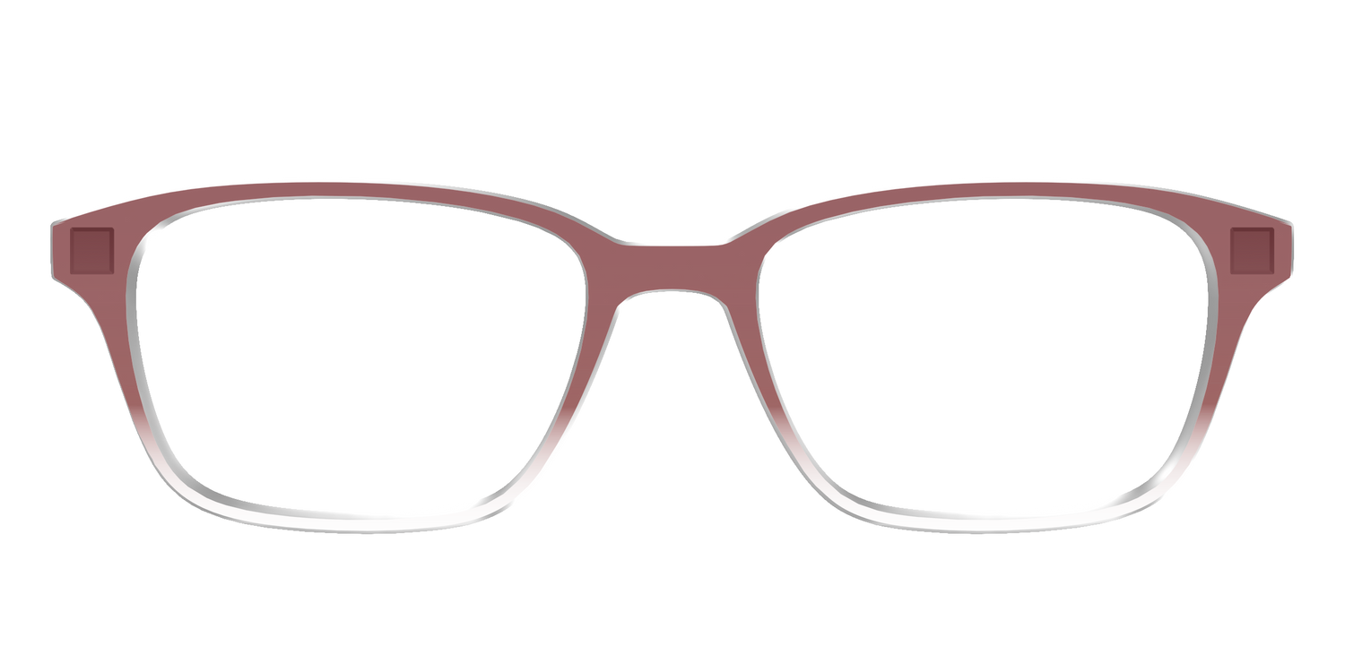 The Burgundy Gradient Crystal - Front Top Image - Pair Eyewear