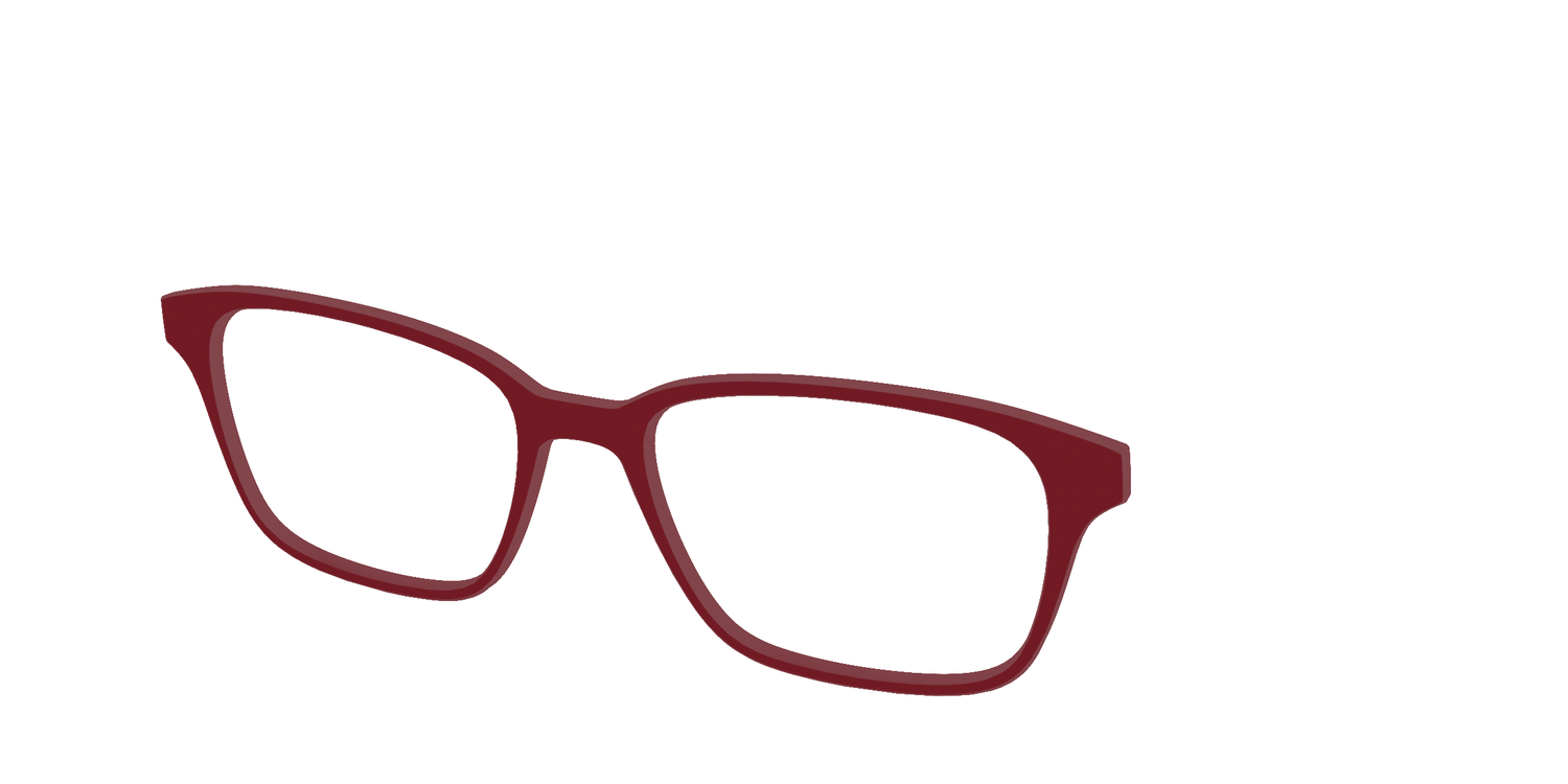 The Burgundy - Angle Top Image - Pair Eyewear