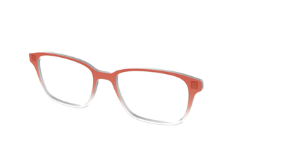 The Burnt Orange Gradient Crystal - Angle Top Thumbnail - Pair Eyewear