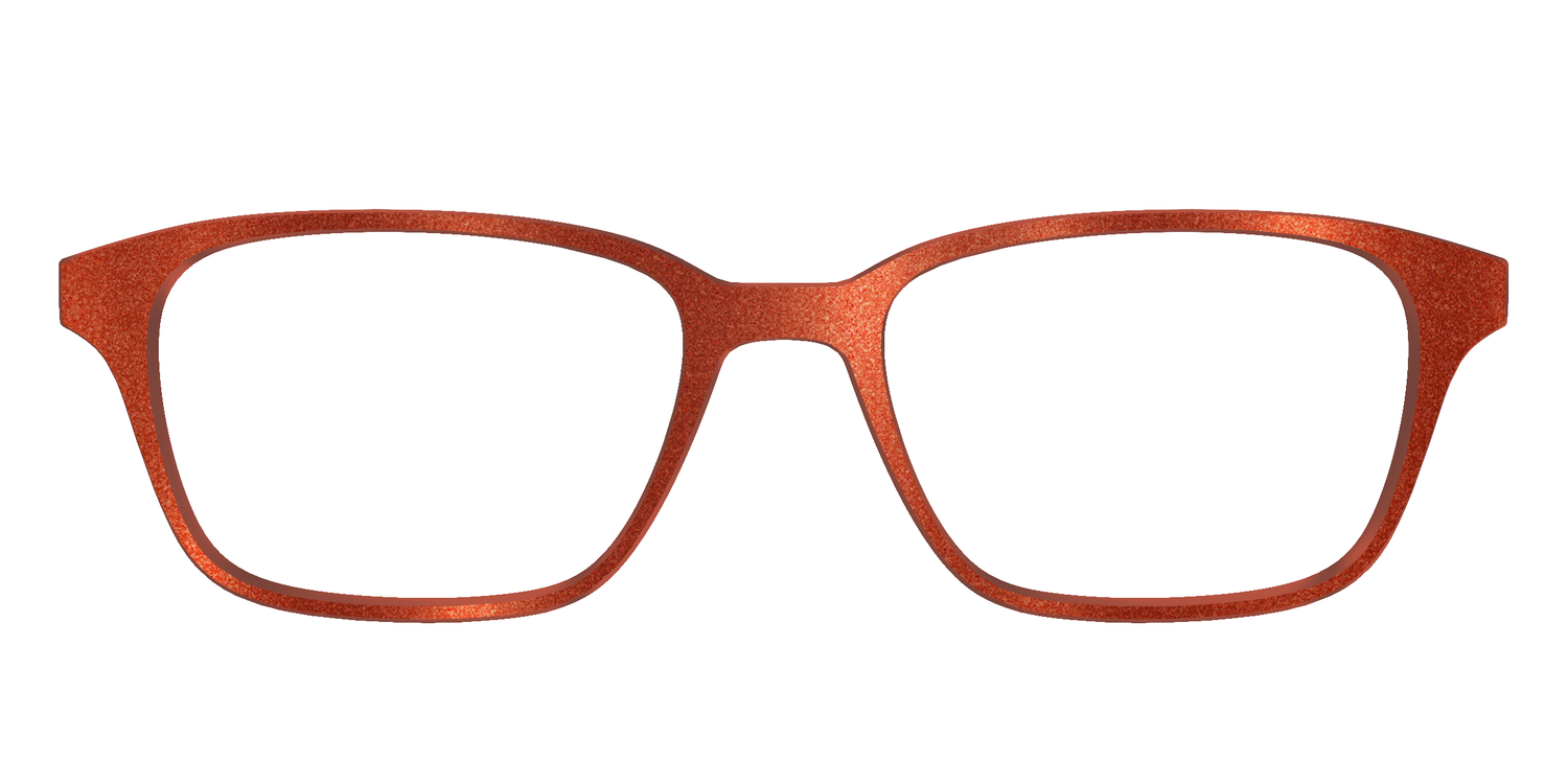 The Burnt Orange Shimmer - Front Top Image - Pair Eyewear