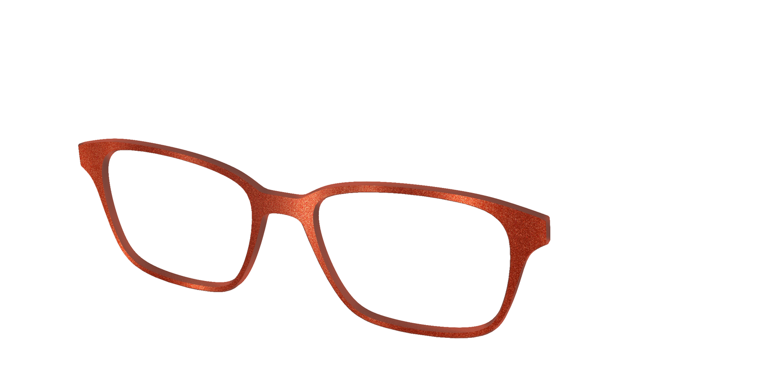 The Burnt Orange Shimmer - Angle Top Image - Pair Eyewear