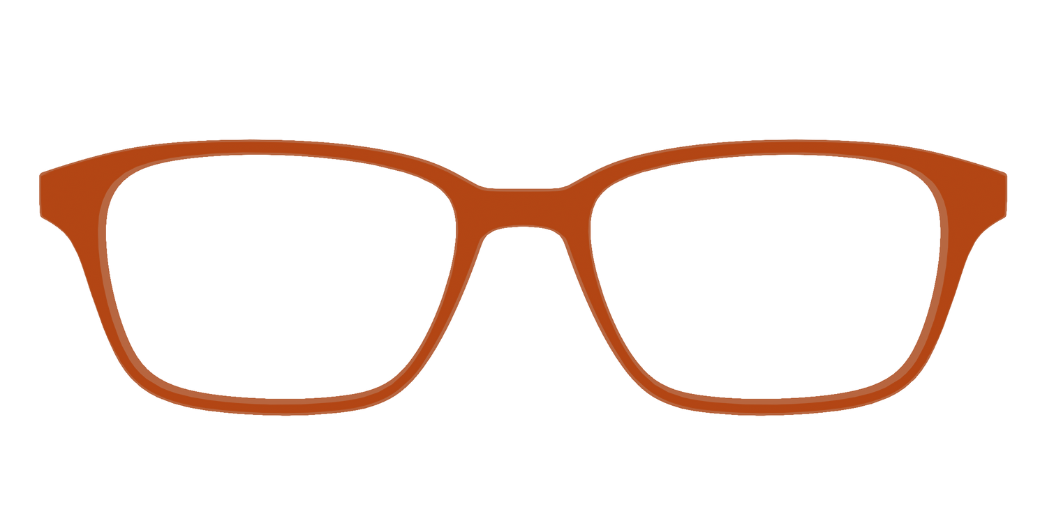 The Burnt Orange - Front Top Image - Pair Eyewear