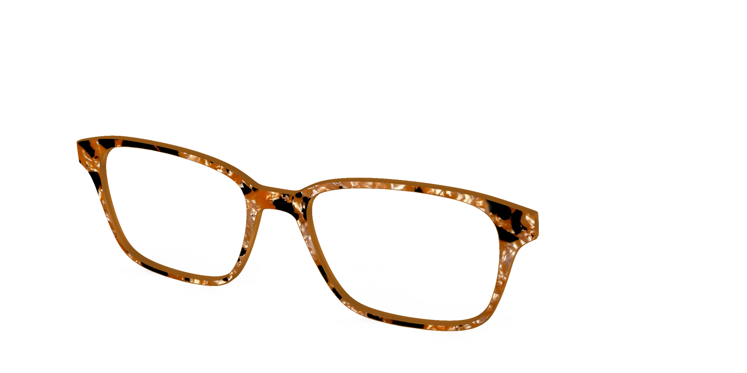 The Caramel Pearl Tortoise - Angle Top Image - Pair Eyewear