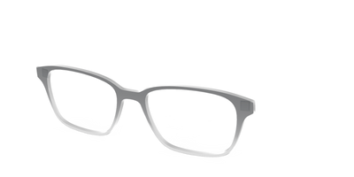 The Charcoal to Light Gray Gradient Crystal - Angle Top Thumbnail - Pair Eyewear