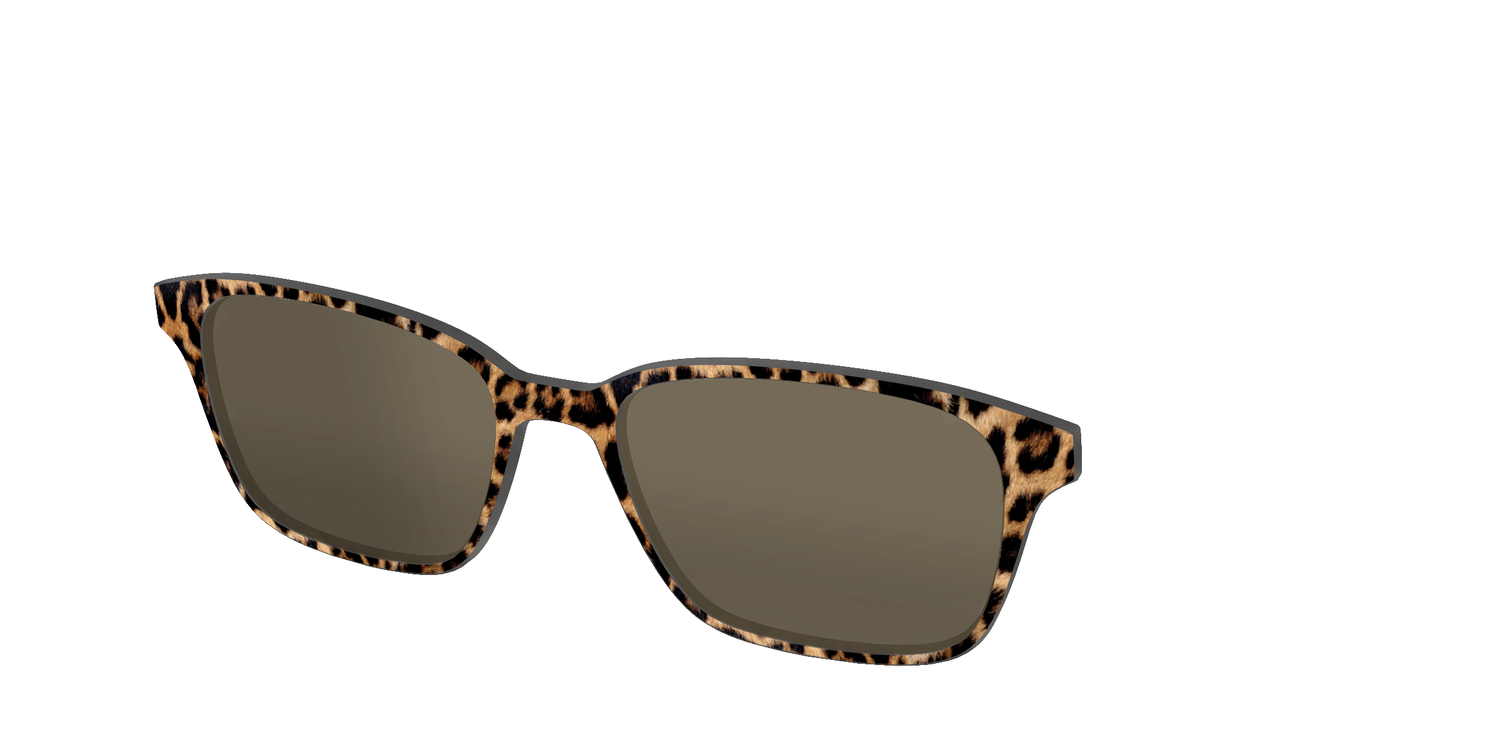 The Polarized Cheetah Spots Sun Top - Angle Top Image - Pair Eyewear