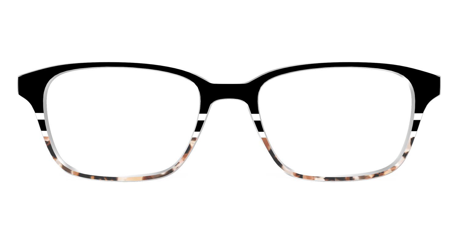 The Chic Tortoise Crystal Split - Front Top Image - Pair Eyewear