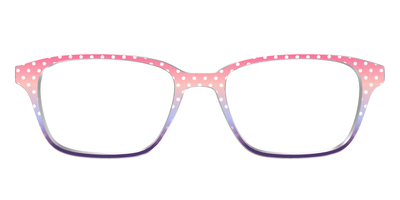The Coral to Lilac Gradient Polka Dot - Front Top Thumbnail - Pair Eyewear
