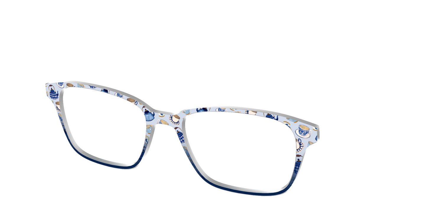 The Cozy Teacups - Angle Top Image - Pair Eyewear