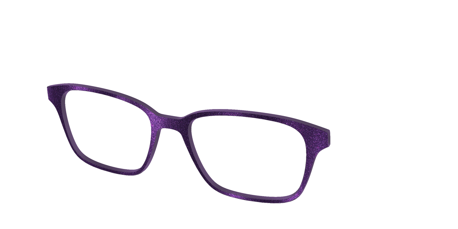The Deep Purple Shimmer - Angle Top Image - Pair Eyewear