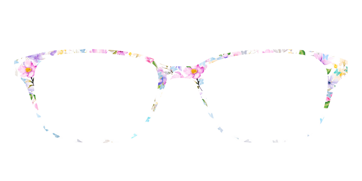 The Delicate Flower Crown with Butterfly Glitter - Front Top Image - Pair Eyewear