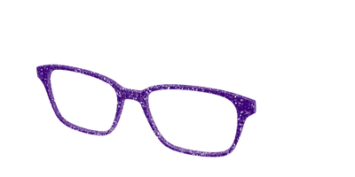 The Electric Purple Sparkle - Angle Top Thumbnail - Pair Eyewear