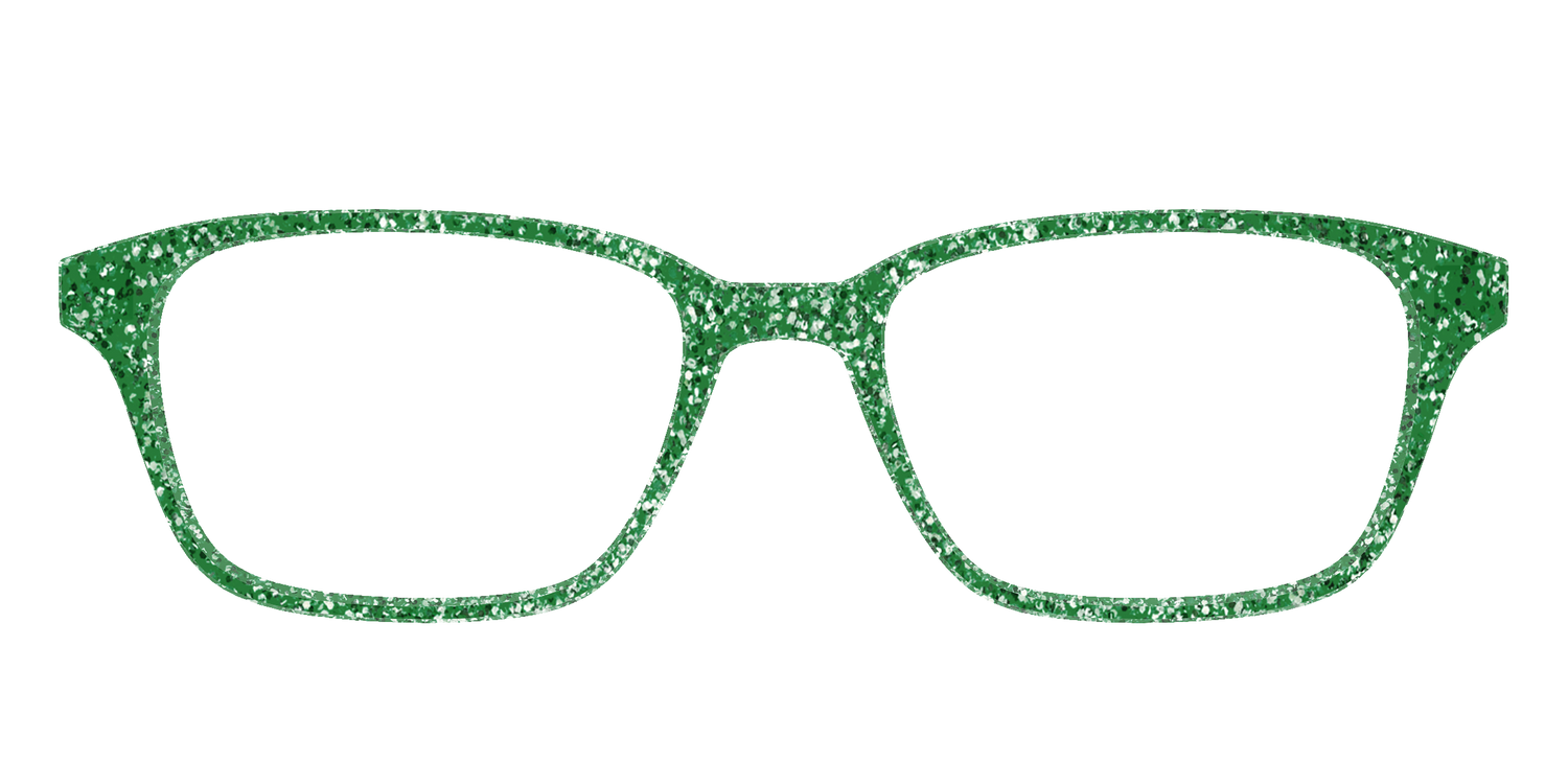 The Emerald Sparkle - Front Top Image - Pair Eyewear