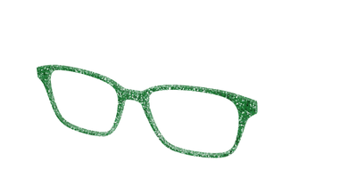 The Emerald Sparkle - Angle Top Thumbnail - Pair Eyewear
