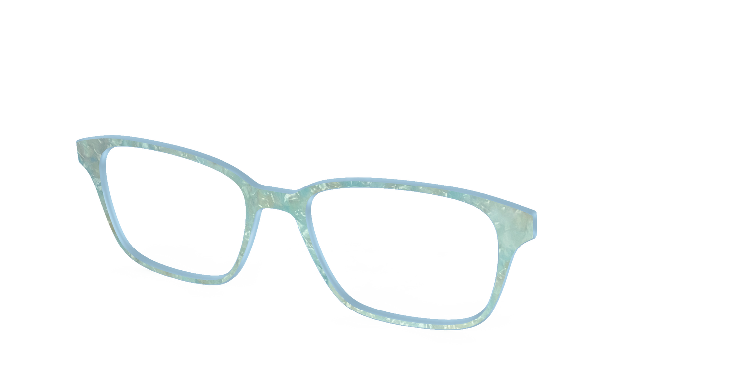 The Ethereal Pearl - Angle Top Image - Pair Eyewear