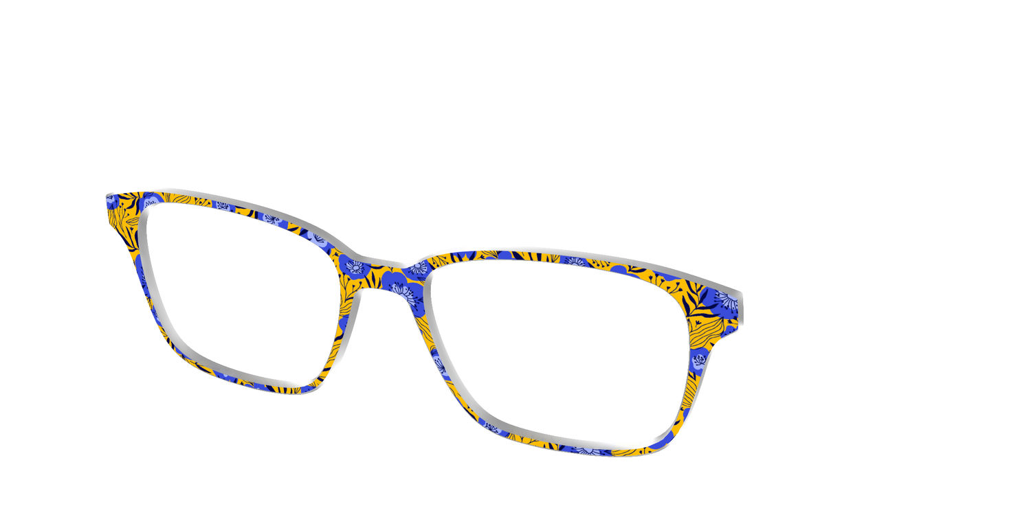 The Fab Floral - Angle Top Image - Pair Eyewear