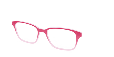 The Flamingo to Blush Gradient Crystal - Angle Top Thumbnail - Pair Eyewear
