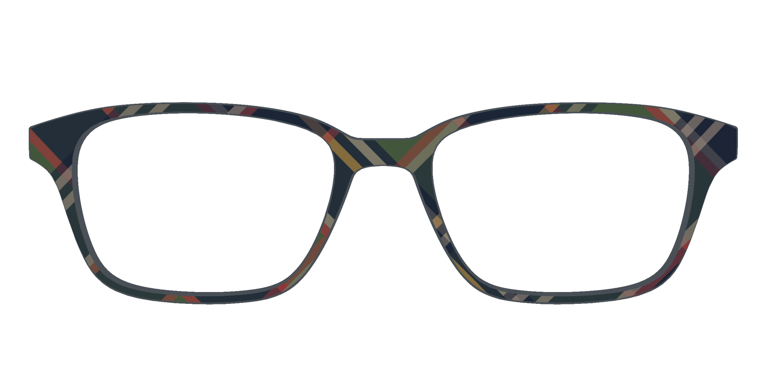 The Flannel Plaid - Front Top Image - Pair Eyewear
