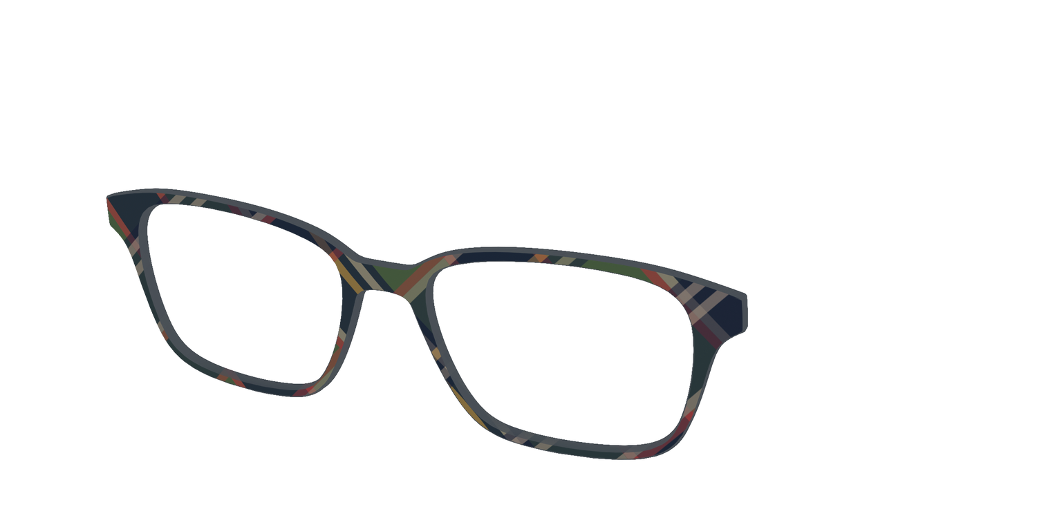 The Flannel Plaid - Angle Top Image - Pair Eyewear