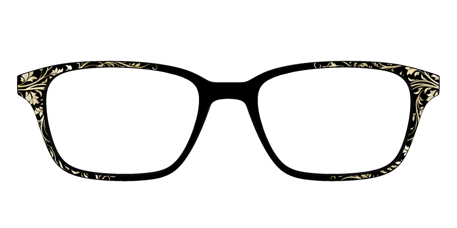 The Gold Foil Vines - Front Top Image - Pair Eyewear