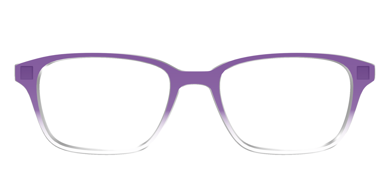 The Grape Gradient Crystal - Front Top Image - Pair Eyewear