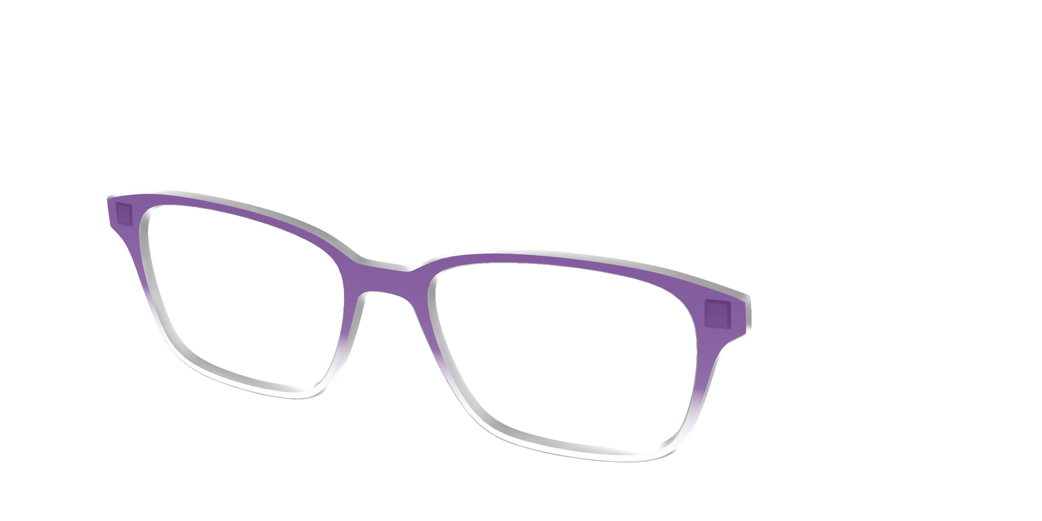 The Grape Gradient Crystal - Angle Top Image - Pair Eyewear