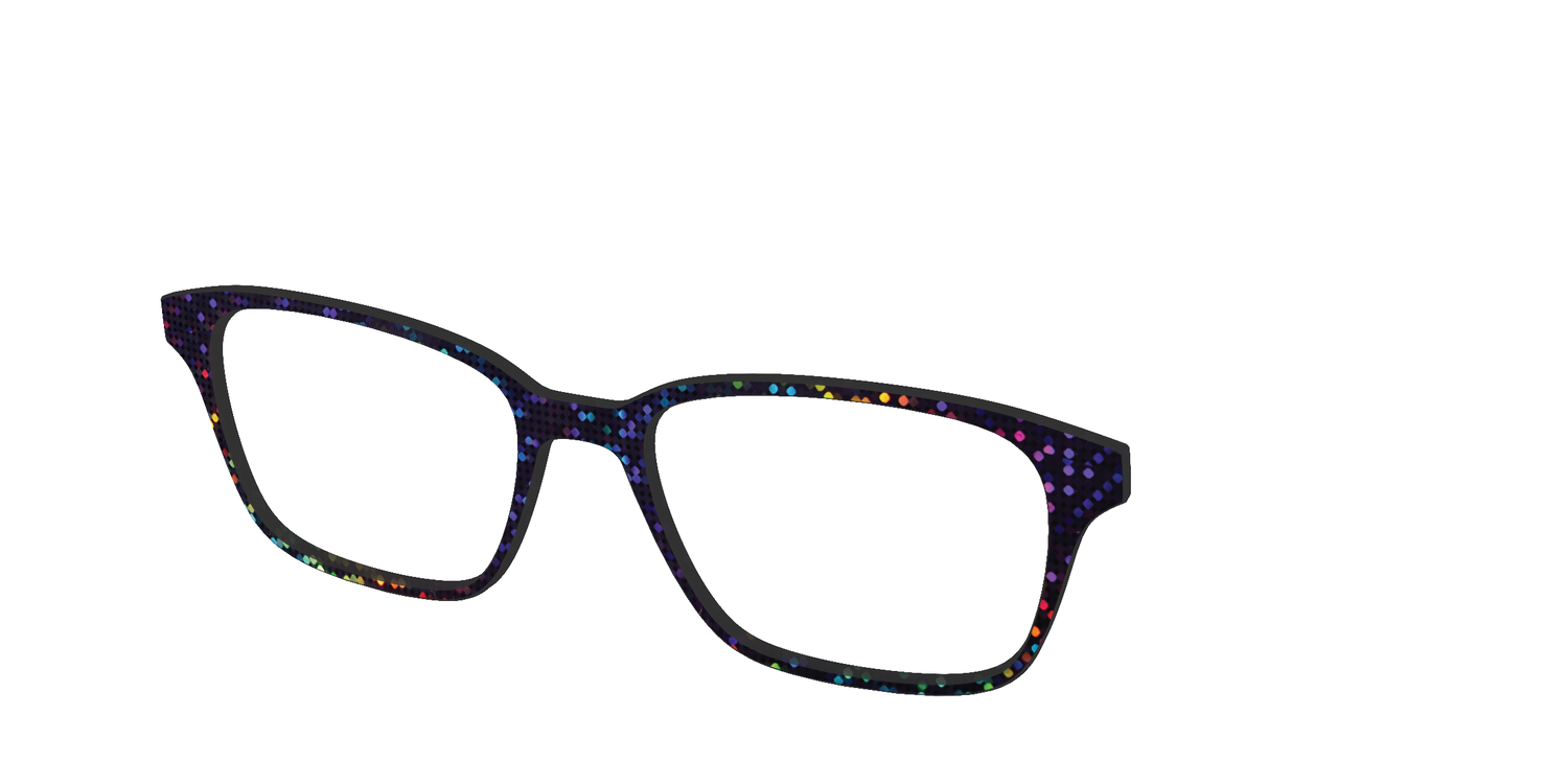 The Holographic Dots - Angle Top Image - Pair Eyewear