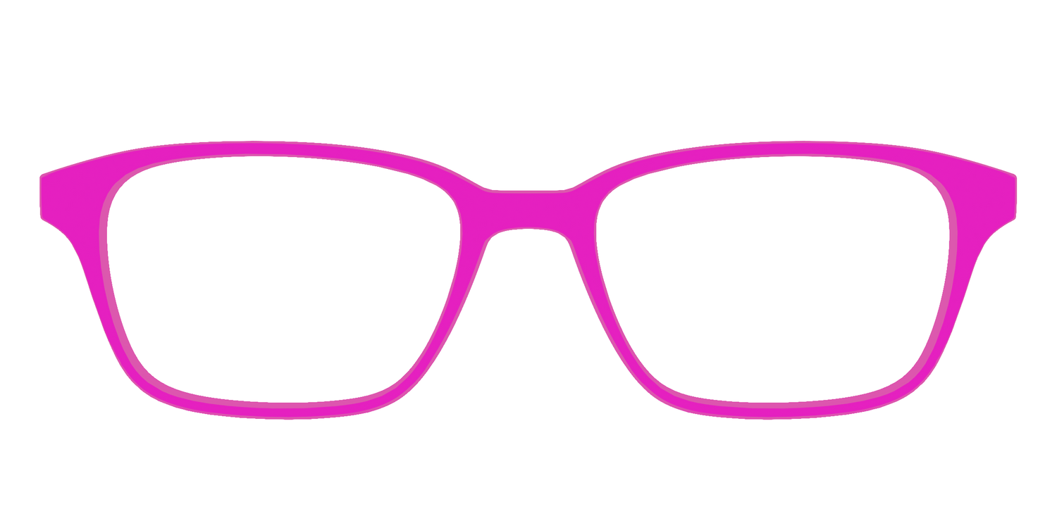 The Hot Pink - Front Top Image - Pair Eyewear